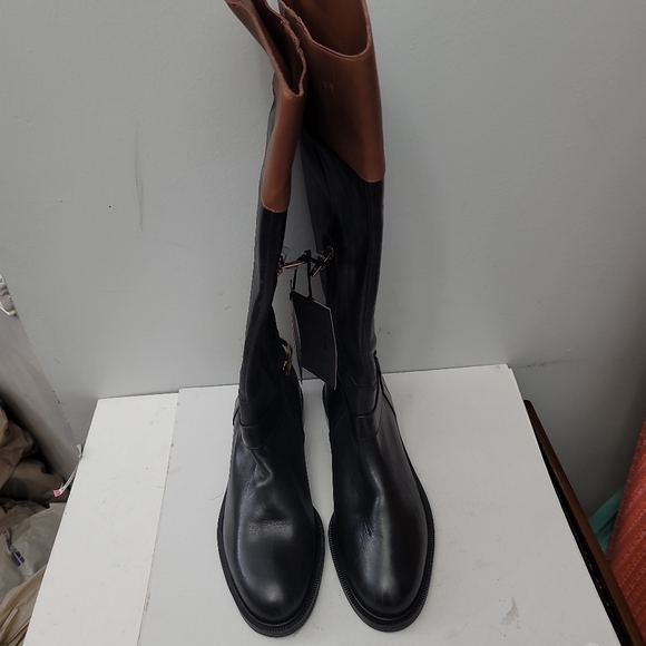 Vince Camuto Leather Knee High Boots - Amanyir - Picture 6 of 12